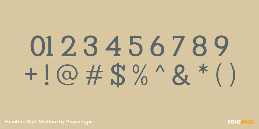 Humbles Soft Medium Font Poster #4