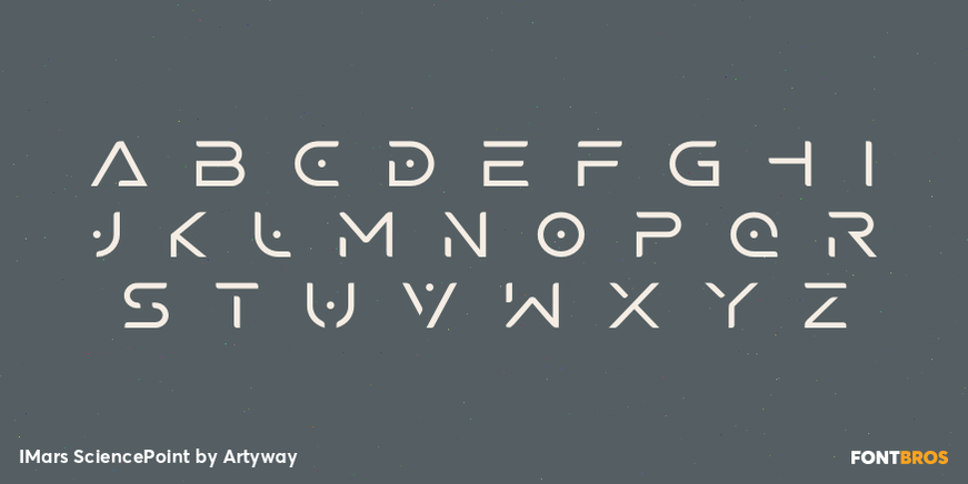 IMars SciencePoint Font Poster #2