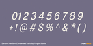 Denova Medium Condensed Italic Thumbnail #4