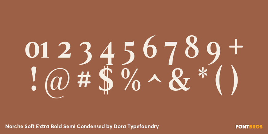 Norche Soft Extra Bold Semi Condensed Font Poster #4