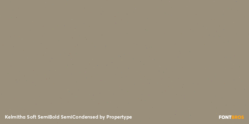 Kelmitha Soft Semi Bold Semi Condensed Font Poster #2