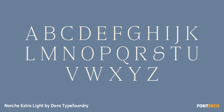 Norche Extra Light Font Poster #2