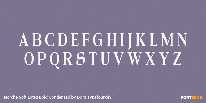 Norche Soft Extra Bold Condensed Font Poster #2
