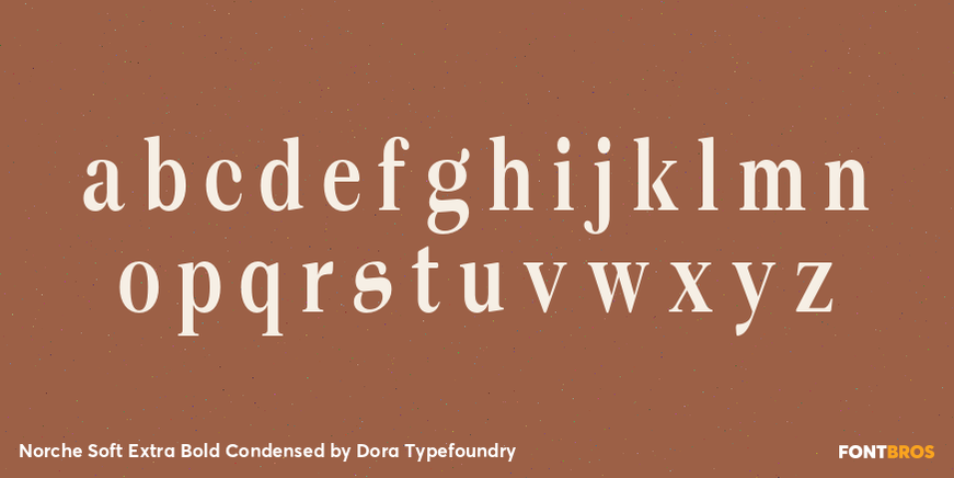 Norche Soft Extra Bold Condensed Font Poster #3