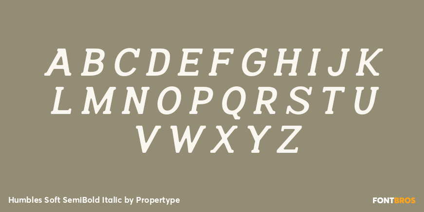 Humbles Soft SemiBold Italic Font Poster #2