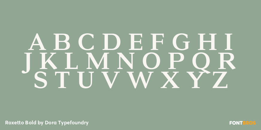 Roxetto Bold Font Poster #2