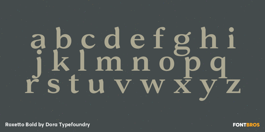 Roxetto Bold Font Poster #3