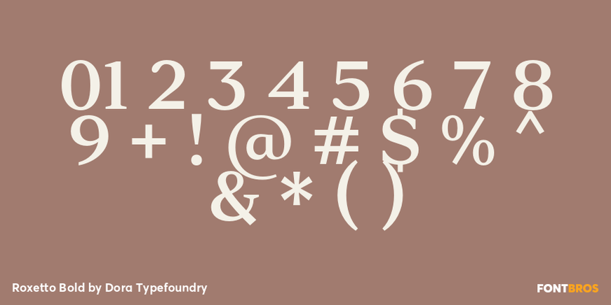 Roxetto Bold Font Poster #4