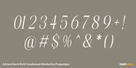 Artrend Semi Bold Condensed Slanted Thumbnail #4