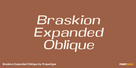 Braskion Expanded Oblique Thumbnail #1