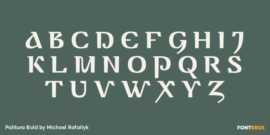 Palitura Bold Font Poster #2
