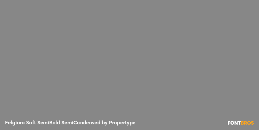 Felgiora Soft Semi Bold Semi Condensed Font Poster #4