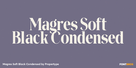 Magres Soft Black Condensed Thumbnail #1
