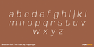 Braskion Soft Thin Italic Thumbnail #3