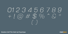 Braskion Soft Thin Italic Thumbnail #4