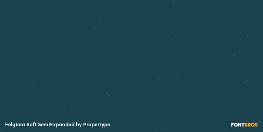 Felgiora Soft SemiExpanded Font Poster #2