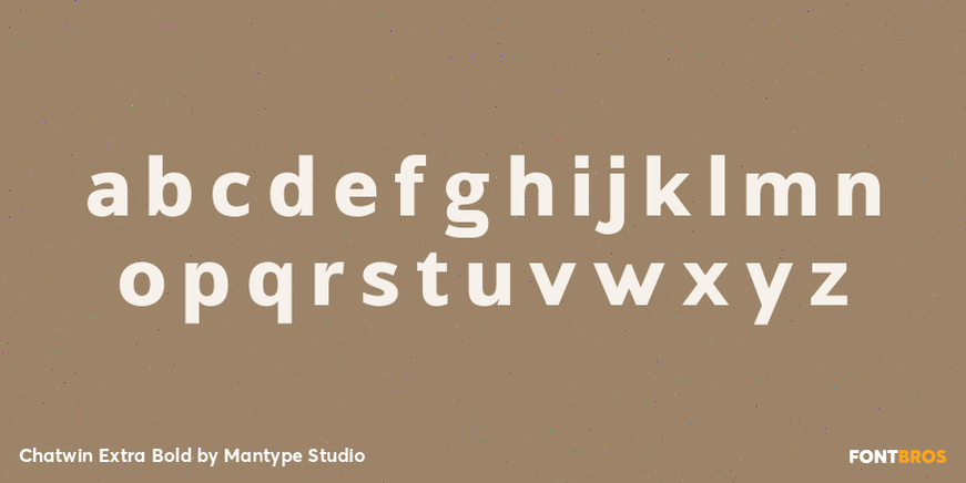 Chatwin Extra Bold Font Poster #3