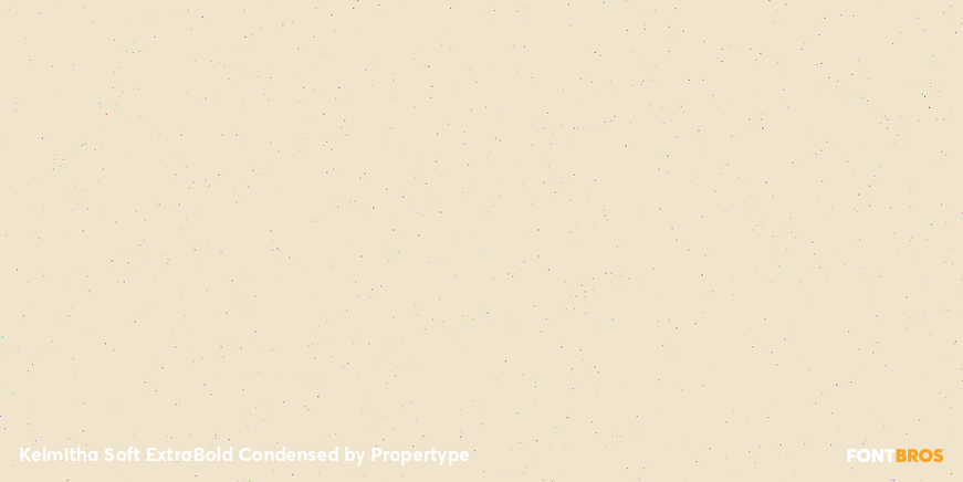 Kelmitha Soft Extra Bold Condensed Font Poster #2