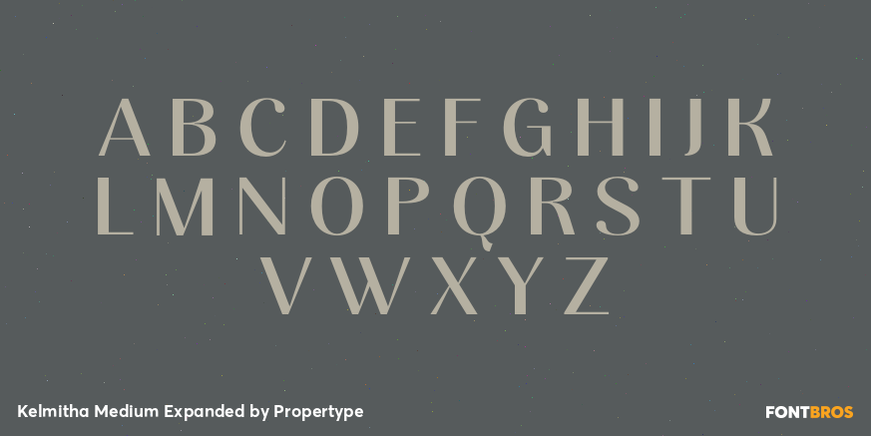 Kelmitha Medium Expanded Font Poster #2