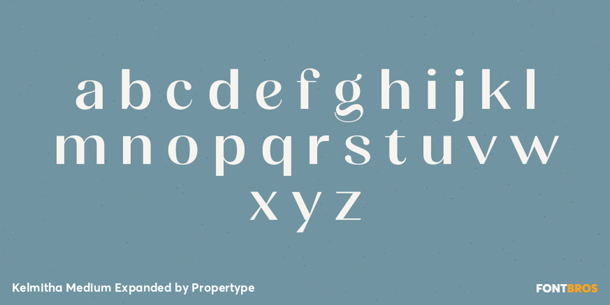 Kelmitha Medium Expanded Font Poster #3