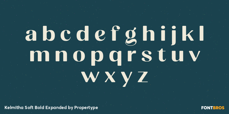 Kelmitha Soft Bold Expanded Font Poster #3
