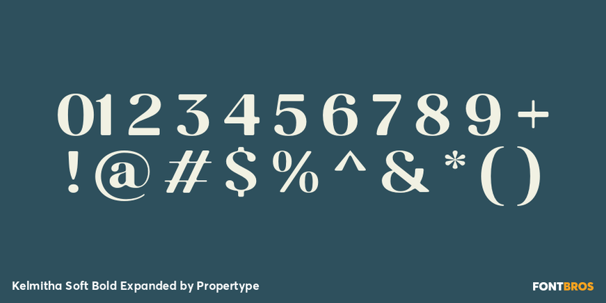 Kelmitha Soft Bold Expanded Font Poster #4