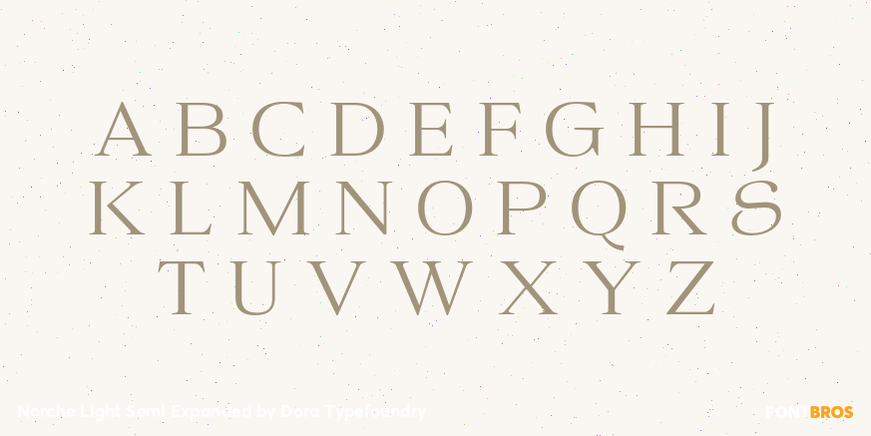 Norche Light Semi Expanded Font Poster #2