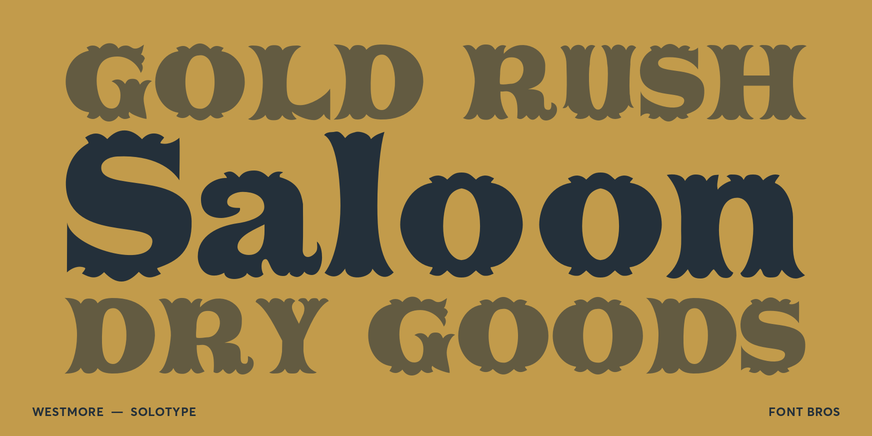 Westmore Font Poster #2