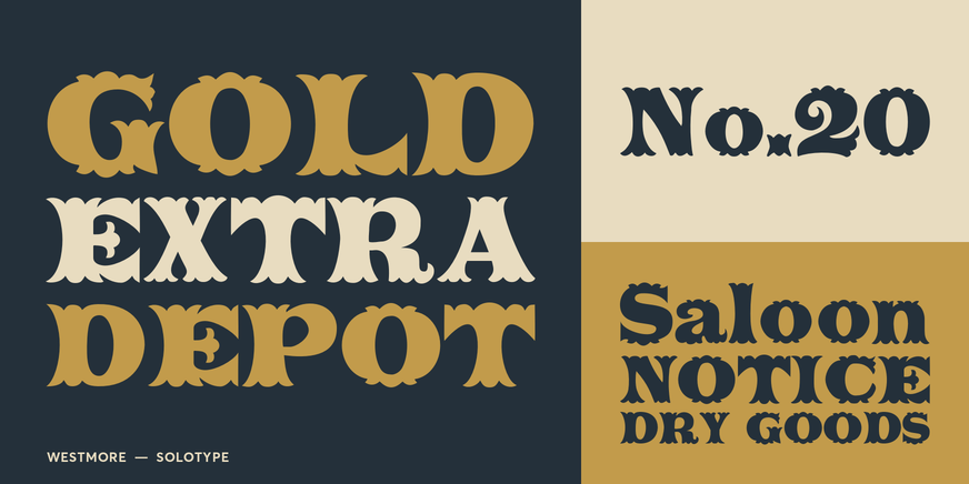 Westmore Font Poster #3