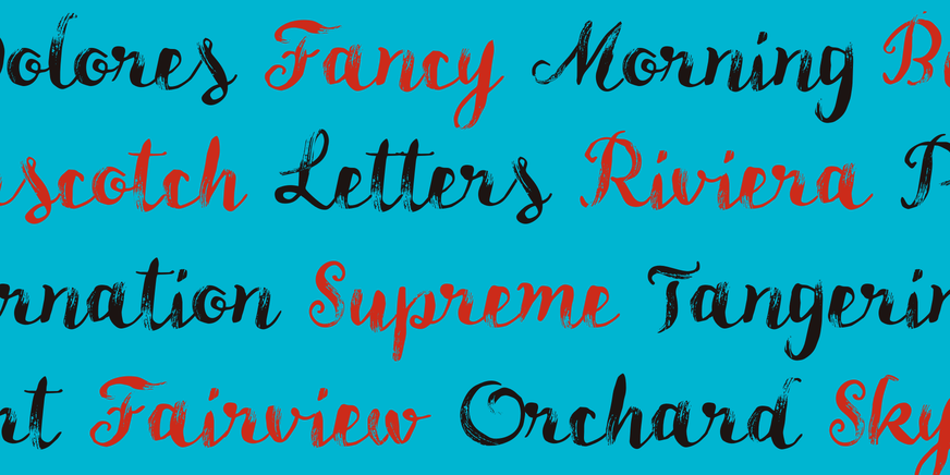 HMS Gilbert Dry Brush Font Poster #3