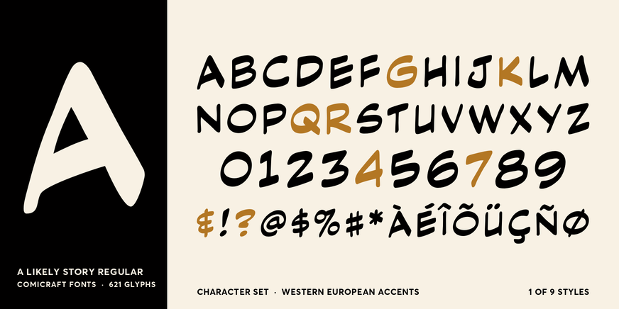 A Likely Story Regular Font Poster #4