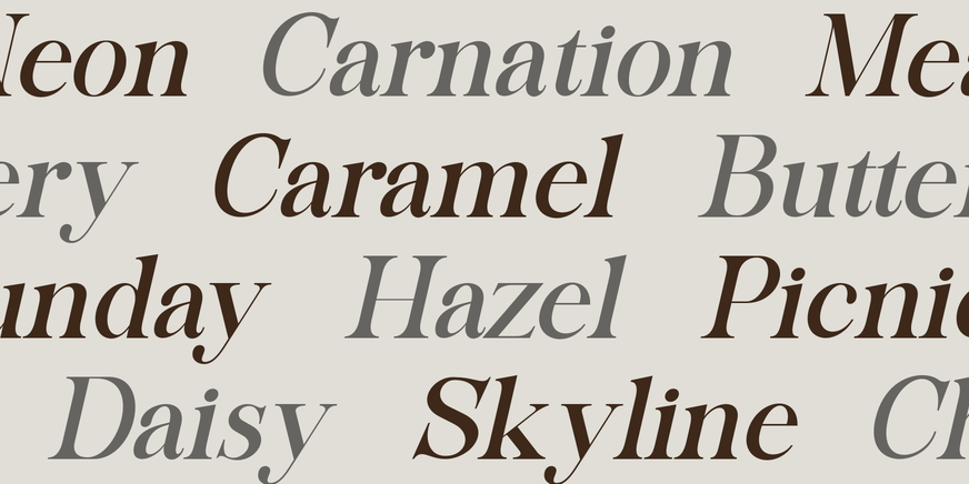Epoch of Victory Italic Font Poster #3