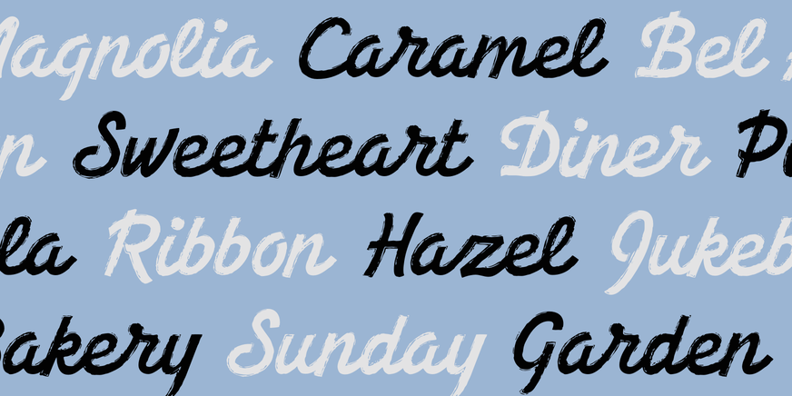 Breezeblock Brush Font Poster #3