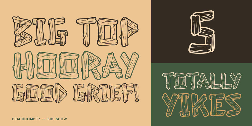 Beachcomber Font Poster #3