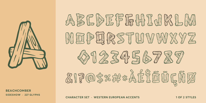 Beachcomber Font Poster #4