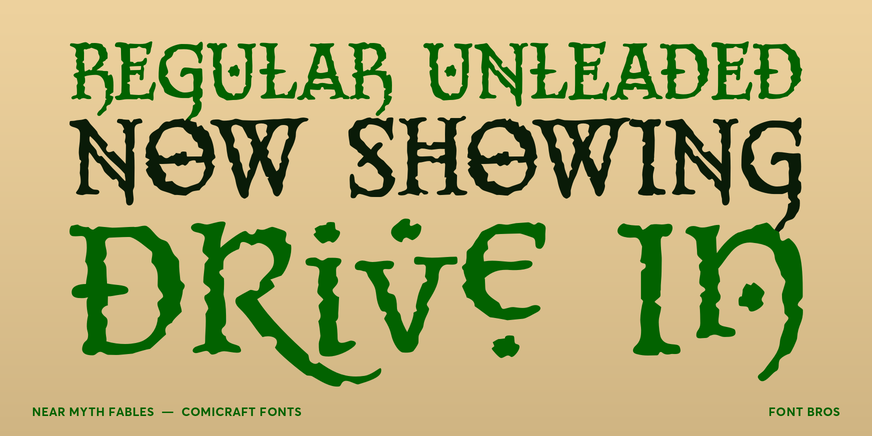 Near Myth Fables Font Poster #2