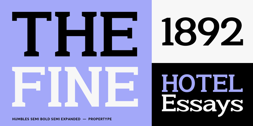 Humbles Semi Bold Semi Expanded Font Poster #3