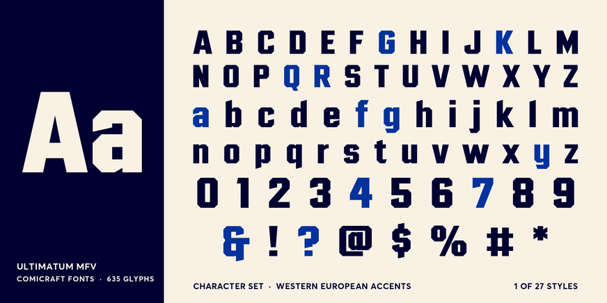 Ultimatum Mass Heavy Font Poster #4