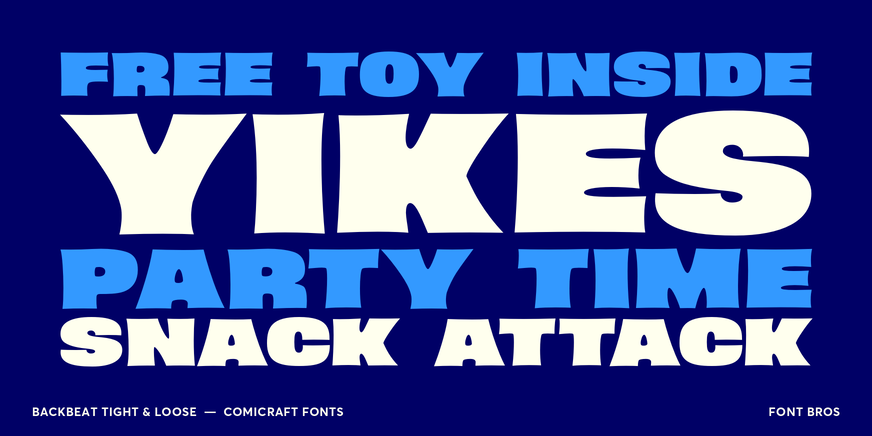 BackBeat Loose Heavy Font Poster #2