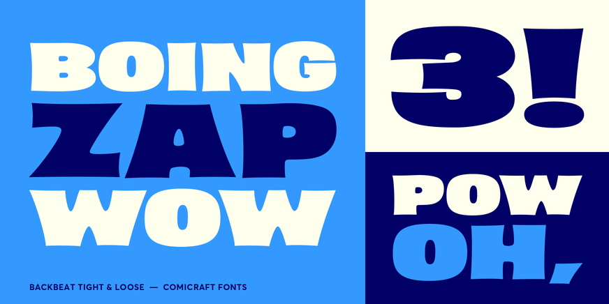 BackBeat Loose Heavy Font Poster #3