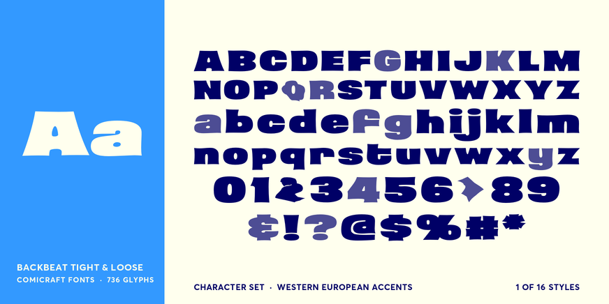 BackBeat Loose Heavy Font Poster #4