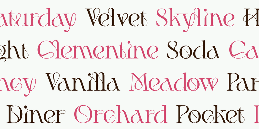 Adelia Ornate Font Poster #3
