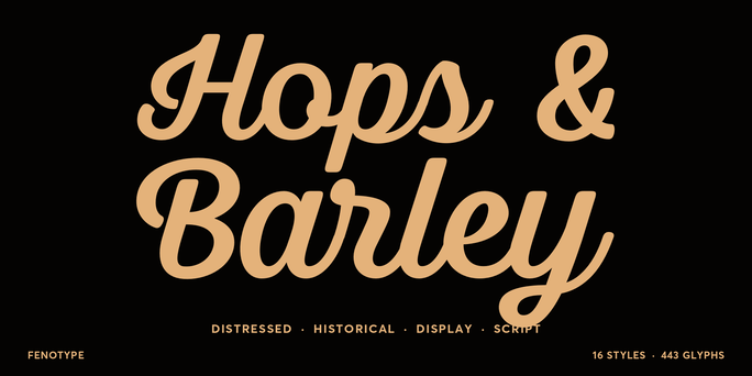 Hops And Barley C1 Bold Poster