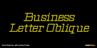Business Letter Oblique Thumbnail #1